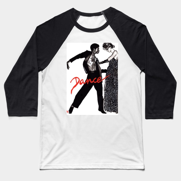 Couple dancing Baseball T-Shirt by LauraGomez